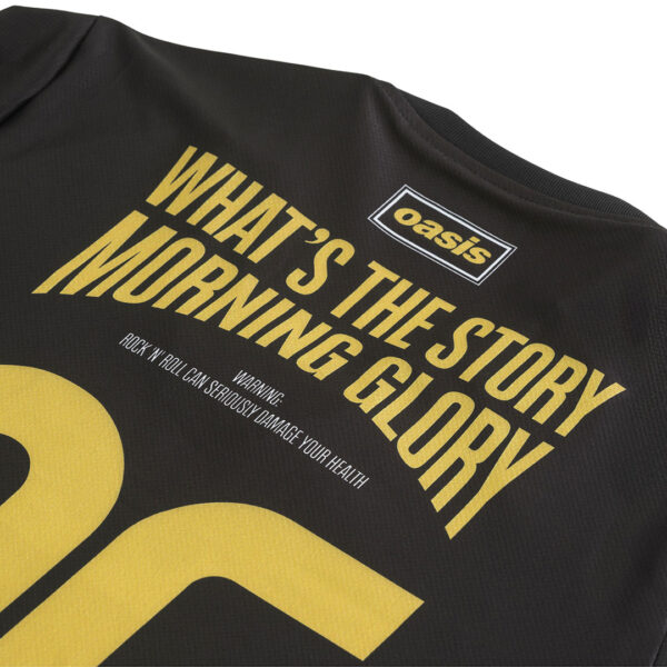 Camisa de futebol Oasis What's The Story Morning Glory - Detalhe Verso
